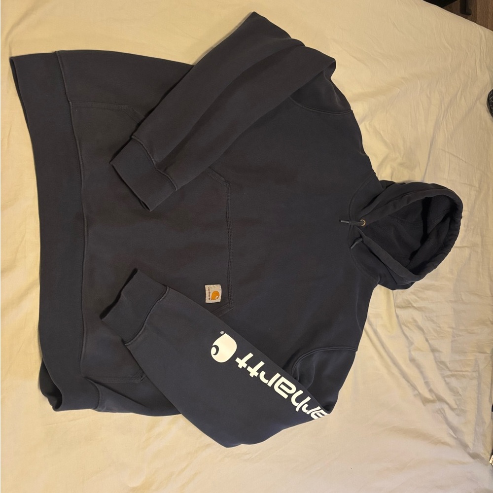 Carhartt Men's Dark Blue Pullover Sweater